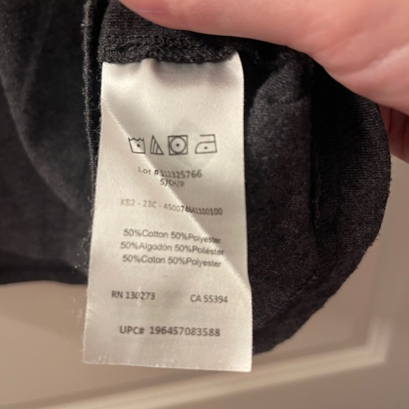 ⭐️Wrangler Gray Short Sleeve Tee Classic Crew Neck - Picture 2 of 3